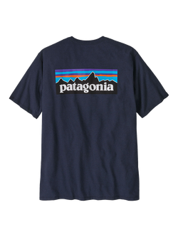 Patagonia Logo Graphic T-Shirt - view 2, Navy/Multi