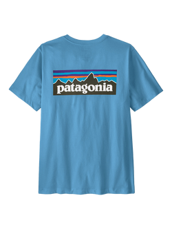 Patagonia P-6 Logo T-Shirt, Blue/Multi