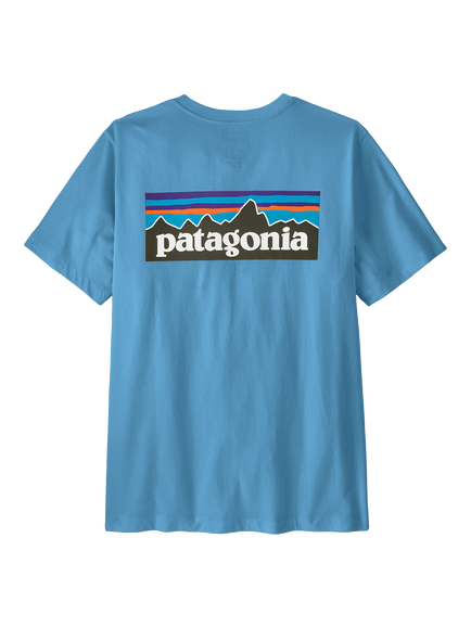 Patagonia P-6 Logo T-Shirt, Blue/Multi