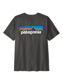 Patagonia P-6 Logo T-Shirt, Black/Multi
