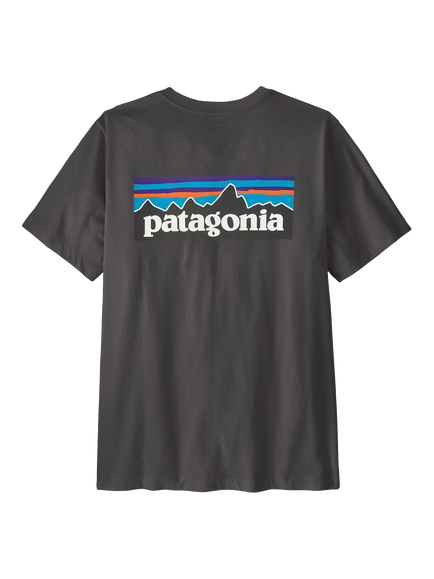 Patagonia P-6 Logo T-Shirt, Black/Multi