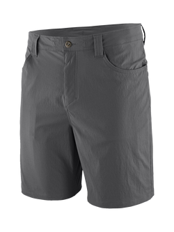 Patagonia Quandary Water Repellent Hiking Shorts, Grey - view 2, Grey
