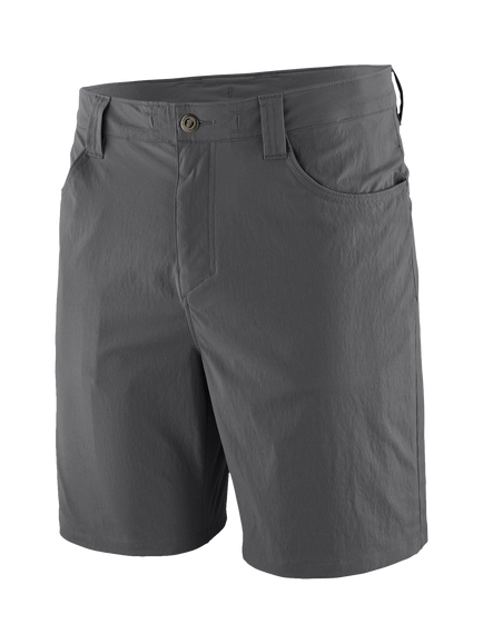 Patagonia Quandary Water Repellent Hiking Shorts, Grey - view 2, Grey