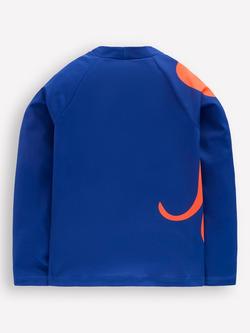 Mini Boden Kids' Sun Safe Fun Long Sleeve Rash Vest, Octopus - view 2, Octopus