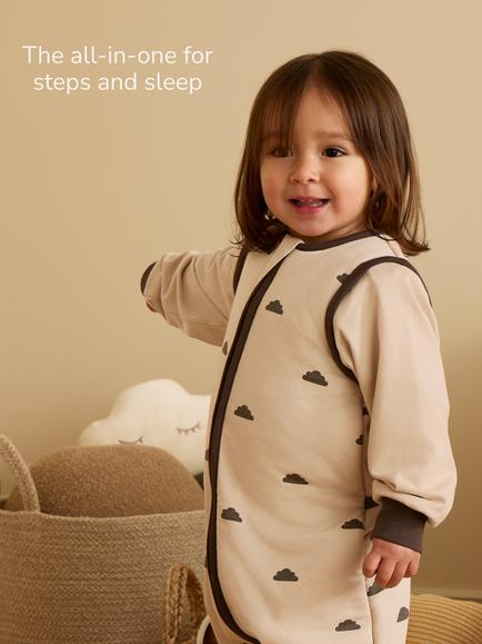 Snüz SnüzSuit Toddler Sleepsuit, 2.5 Tog, Sand Cloud - view 2, Sand Cloud