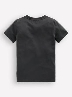 Mini Boden Kids' Glow in the Dark T-Shirt, Phantom Space - view 2, Phantom Space