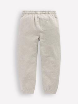 Mini Boden Kids' Badge Joggers, Grey Space - view 2, Grey Space