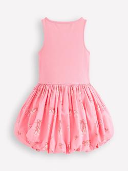 Mini Boden Kids' Bubble Hem Party Dress, Pink Ballet Shoes - view 2, Pink Ballet Shoes