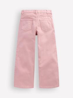 Mini Boden Kids' Wide Leg Jeans, Pink - view 2, Pink