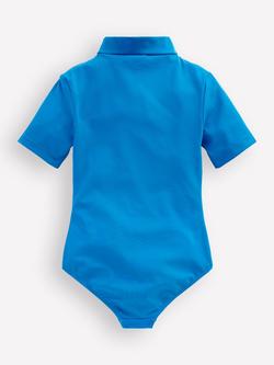 Mini Boden Kids' Zip Up Short Sleeve Swimsuit, Multi Star - view 2, Multi Star