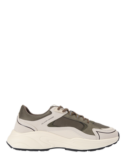 Kurt Geiger London Lloyd Lace Up Trainers, Beige