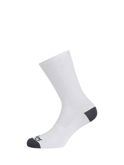 Rapha Logo Cycling Socks, White/Grey - view 2, White/Grey