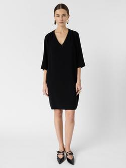 Gerard Darel Raysa V-Neck Mini Dress, Black - view 2, Black