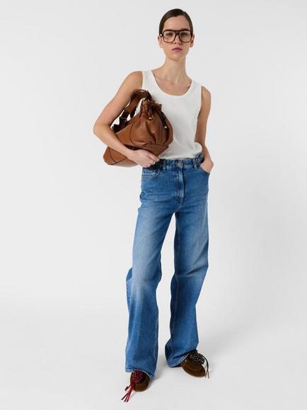 Gerard Darel Alea Loose Fit Jeans, Blue, Blue
