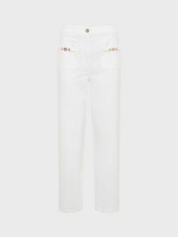 Gerard Darel Allie Mid Rise Slim Jeans, White - view 2, White