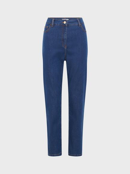 Gerard Darel Amandine Mid Rise Skinny Jeans, Blue - view 2, Blue