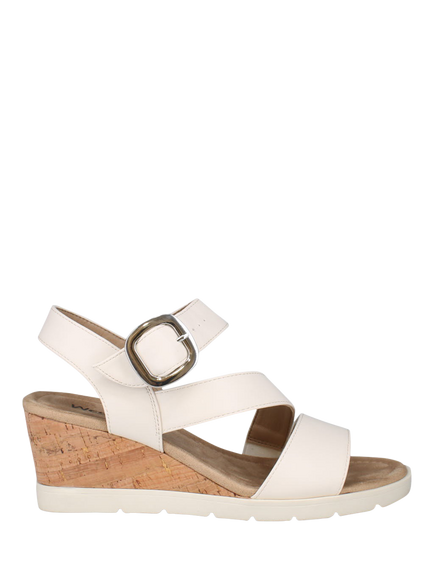 Westland by Josef Seibel Eloise 01 Wedge Heel Strappy Sandals, White, White