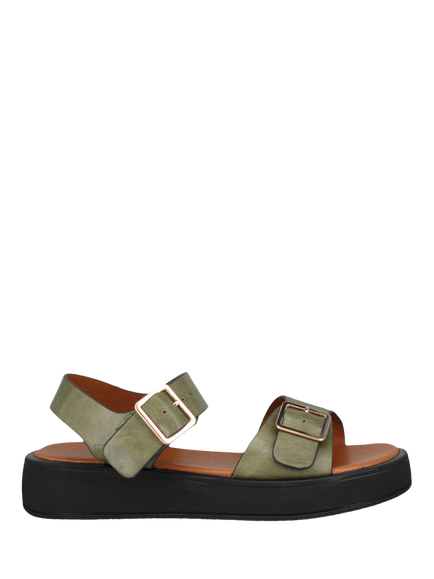 Westland by Josef Seibel Macie 03 Flatform Strappy Sandals, Green Olive, Green Olive