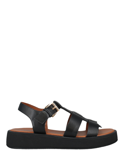 Westland by Josef Seibel Macie 04 Gladiator Footbed Sandals, Black, Black