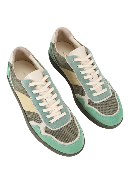 Kurt Geiger London Lloyd 2 Lace Up Trainers - view 2, Khaki