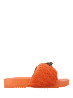 Kurt Geiger London Eagle Puff Slider Sandals, Orange, Orange