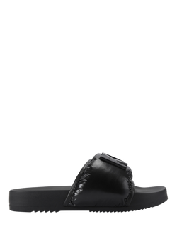 Kurt Geiger London Kurt Puff Slider Sandals, Black, Black