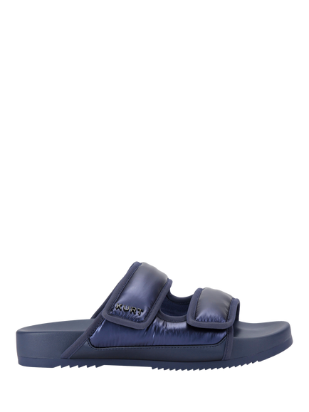 Kurt Geiger London Puff Footbed Sandals, Navy, Navy