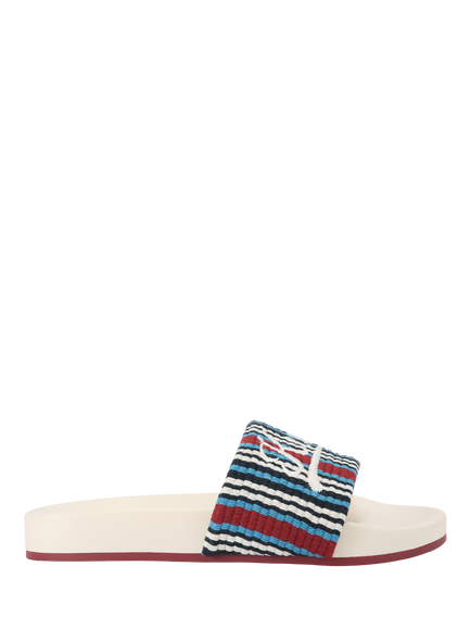 Kurt Geiger London Script Slider Sandals, Multi, Multi
