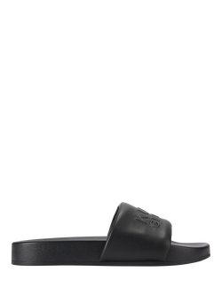 Kurt Geiger London Stacked Slider Sandals, Black, Black