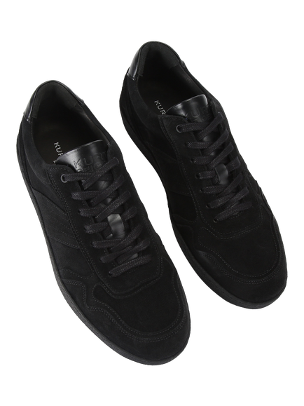 Kurt Geiger London Lloyd 2 Drench Suede Trainers - view 2, Black