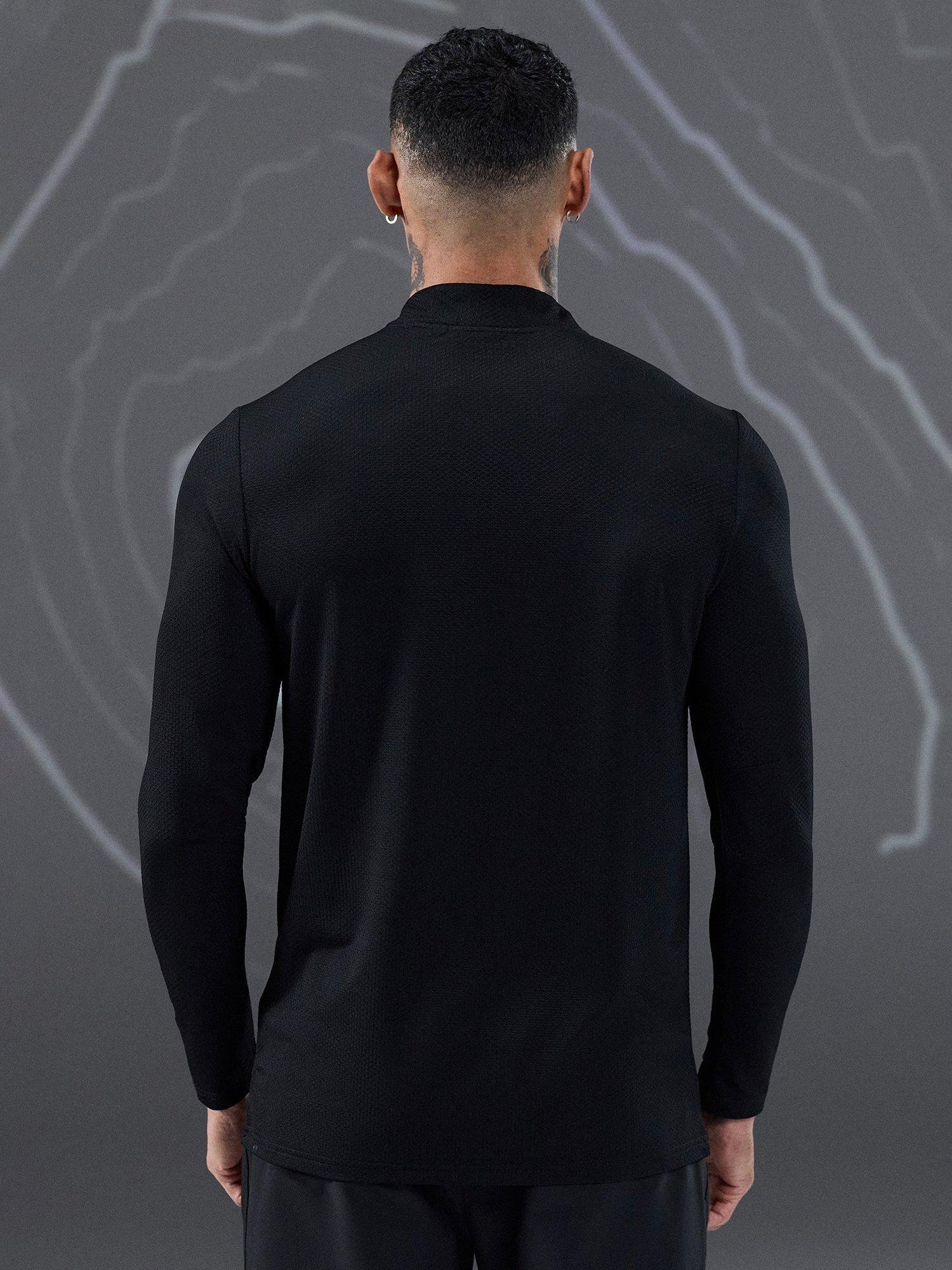 Product image 3 of 9, which shows Gym King Rogue 1/4 Zip Top, Black, L