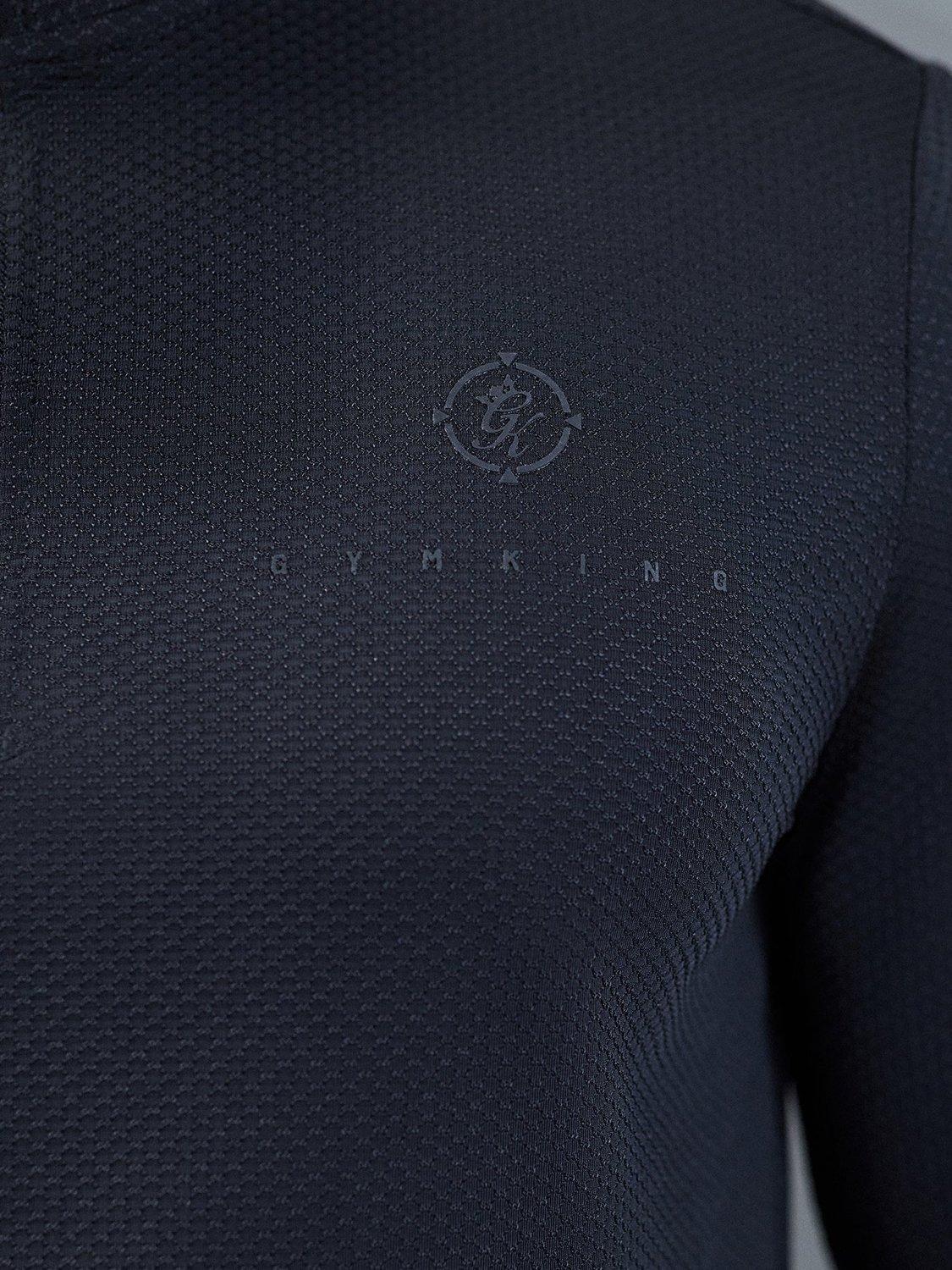 Product image 6 of 9, which shows Gym King Rogue 1/4 Zip Top, Black, L