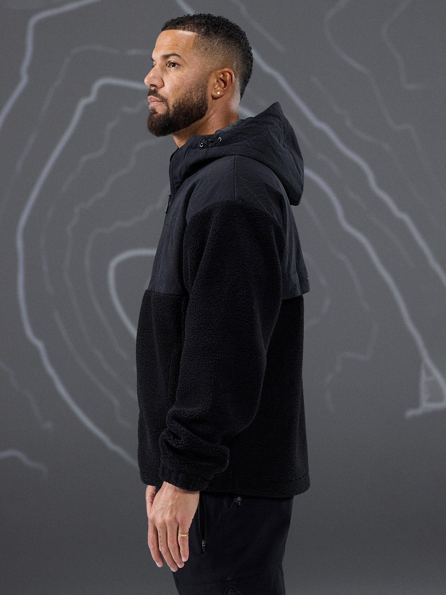 Product image 6 of 11, which shows Gym King Response Borg Jacket, Black, XL