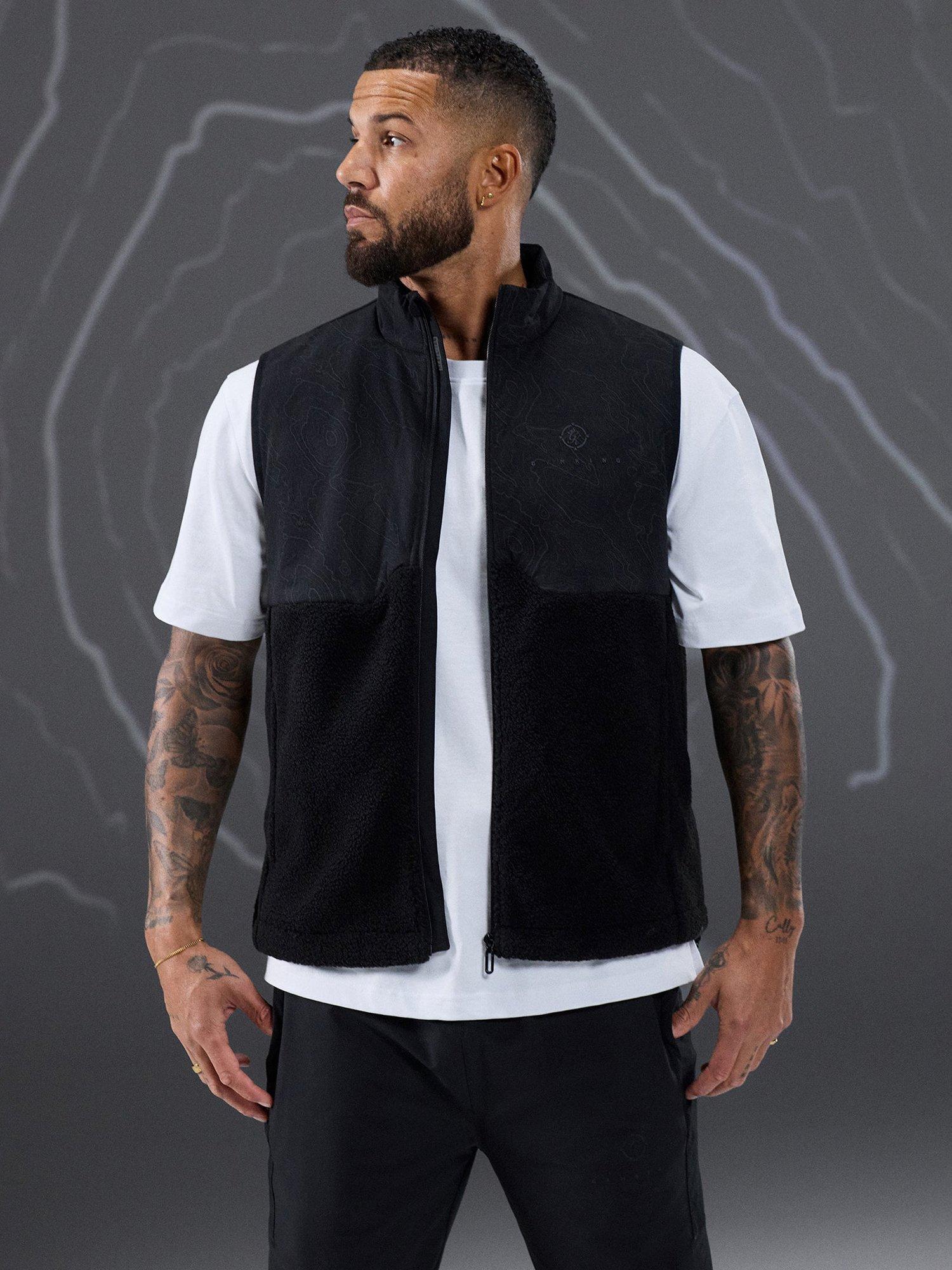 Product image 3 of 11, which shows Gym King Response Borg Gilet, Black, S