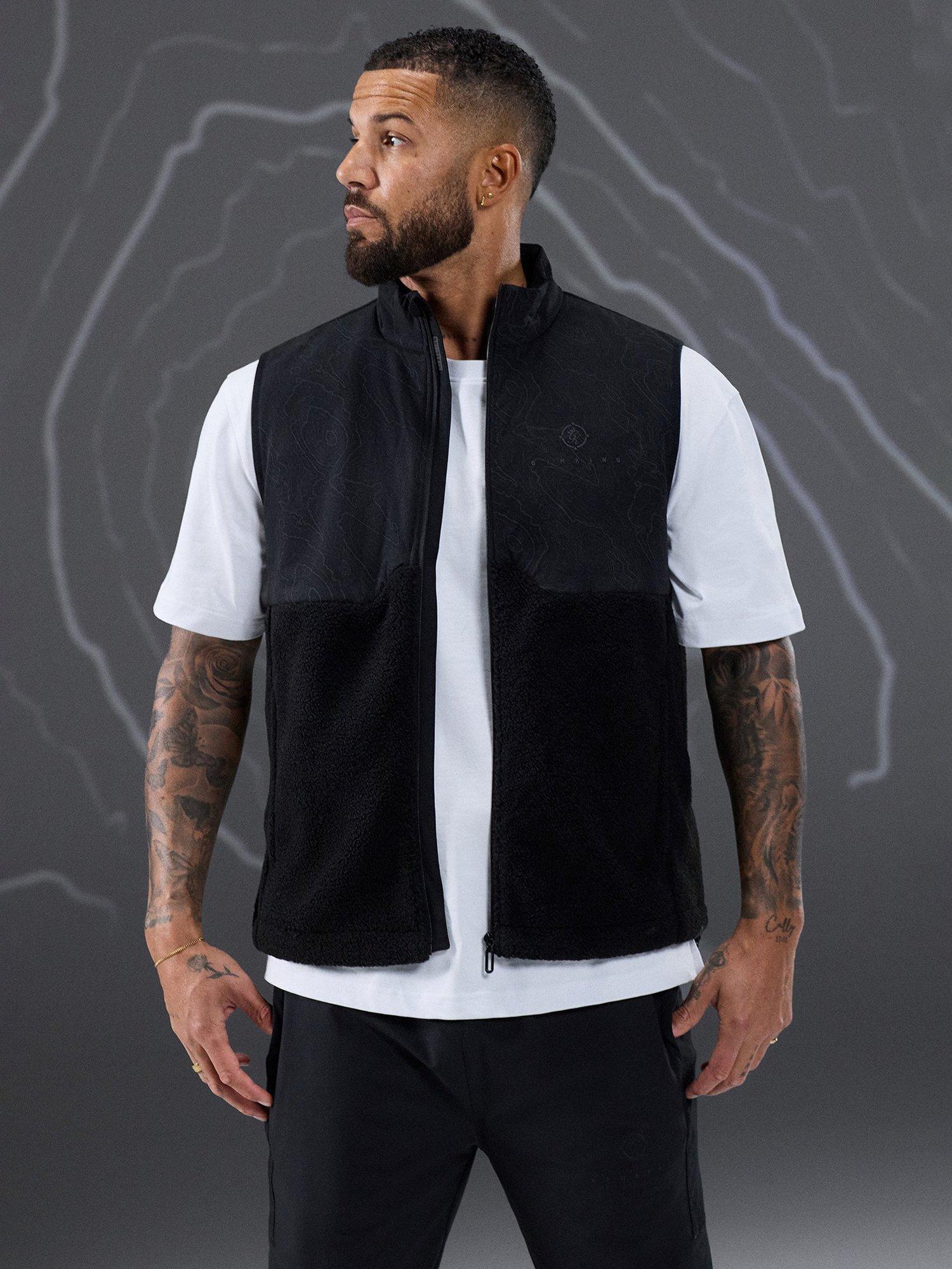 Product image 5 of 11, which shows Gym King Response Borg Gilet, Black, S