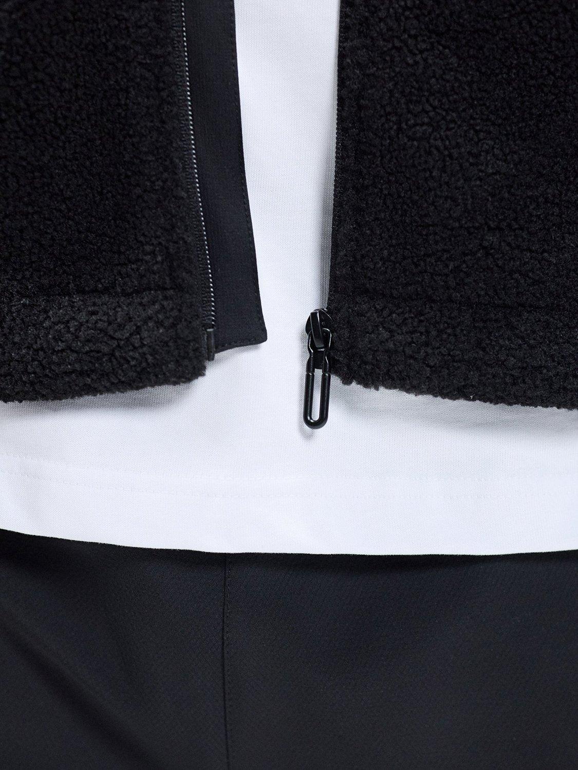 Product image 9 of 11, which shows Gym King Response Borg Gilet, Black, S