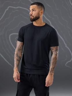 Gym King Rebellion Strike Relaxed Fit T-Shirt, Black, Black