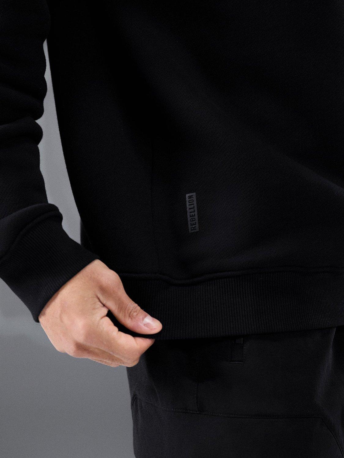 Product image 8 of 11, which shows Gym King Loopback Cotton Sweatshirt, Black, XL