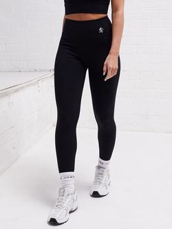 Gym King 365 Sports Leggings, Black, Black