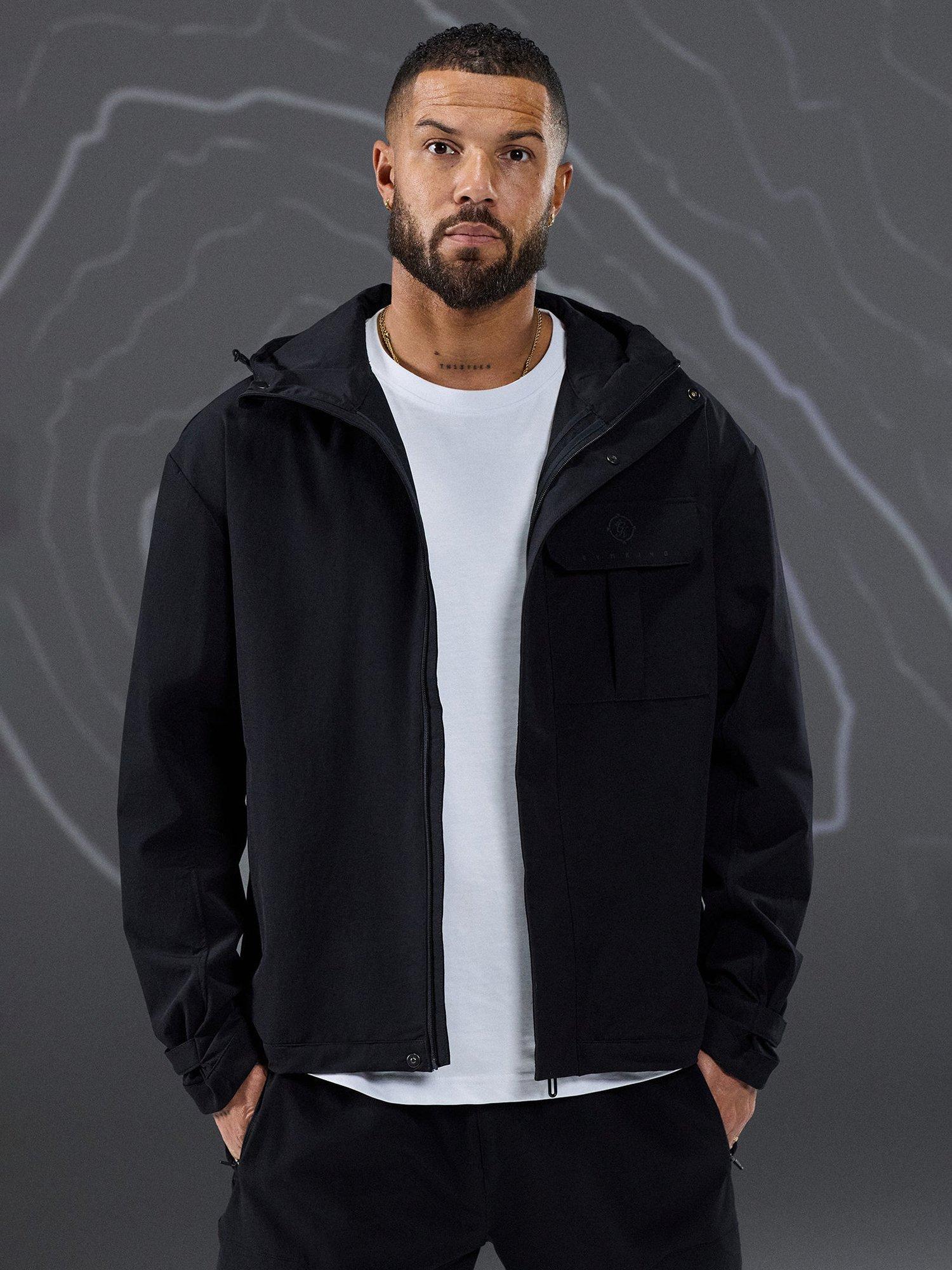 Product image 1 of 11, which shows Gym King Full Zip Tracksuit Hoodie, Black, S