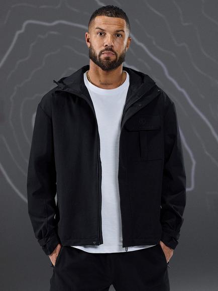 Gym King Full Zip Tracksuit Hoodie, Black, Black