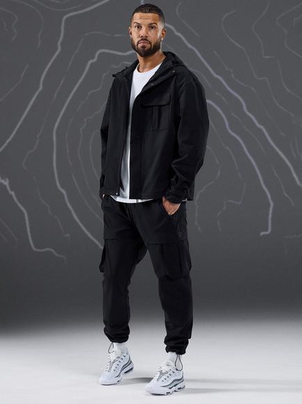 Gym King Full Zip Tracksuit Hoodie, Black - view 2, Black