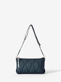 Mint Velvet Tia Quilted Crossbody Bag, Teal, Teal