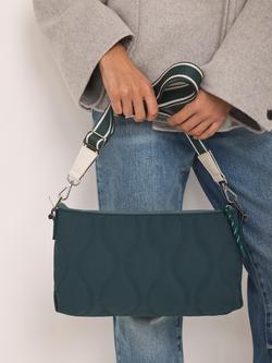 Mint Velvet Tia Quilted Crossbody Bag, Teal - view 2, Teal