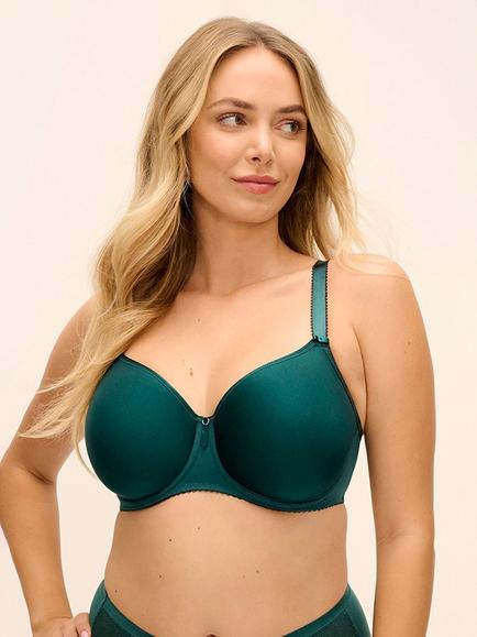 Fantasie Rebecca Essentials Underwired Moulded Spacer Bra, Forest Green
