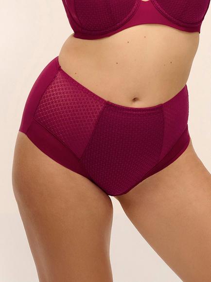 FaFantasie Evolution Comfort High Waist Knickers, Ruby, Ruby