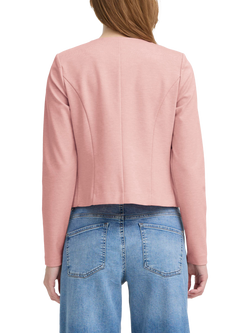 ICHI Kate Open Neck Blazer - view 2, Rose Smoke Melange