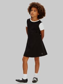 Calvin Klein Kids' Seamed Punto Milano Dress, Black, Black
