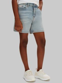 Calvin Klein Kids' Denim Bermuda Shorts, Andrew Wash, Andrew Wash