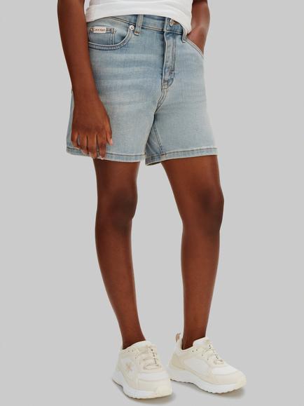 Calvin Klein Kids' Denim Bermuda Shorts, Andrew Wash, Andrew Wash
